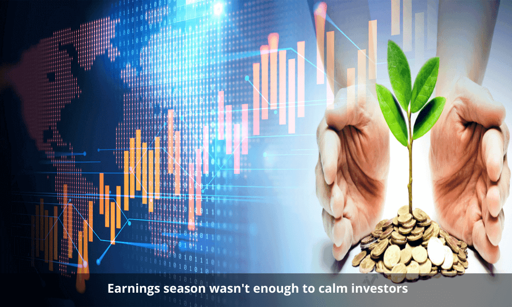 Investors were not calmed by a strong earnings season